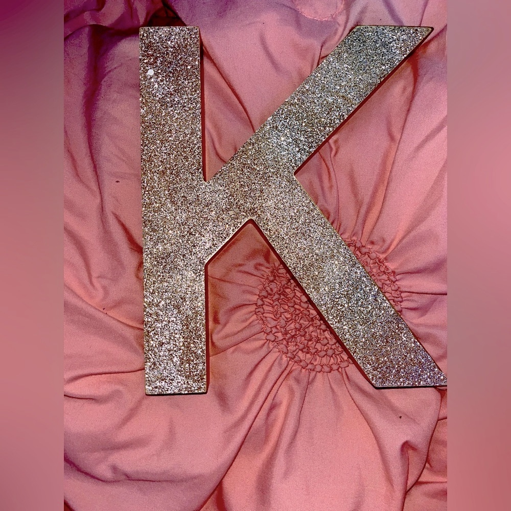 Brand- new, Gold, Sparkly K